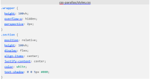 Scrolling parallax effects with CSS | web dev trends