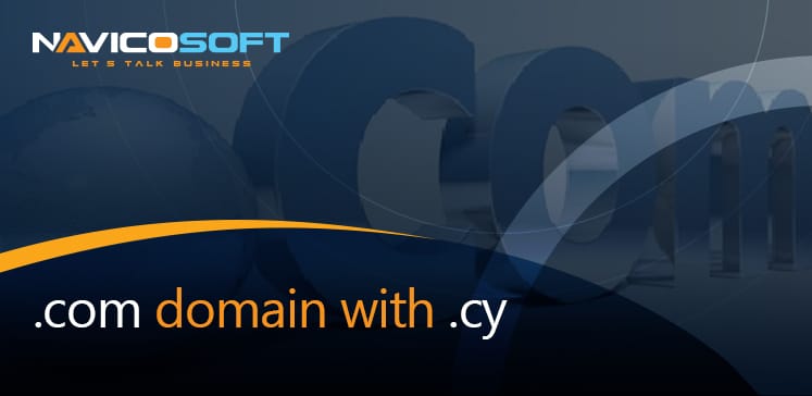 .com domain with .cy