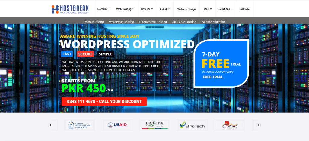 hostbreak Homepage