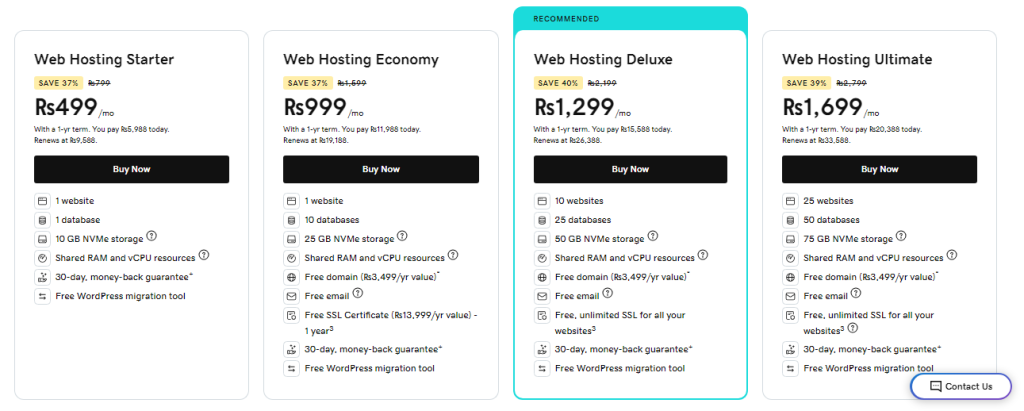 GoDaddy Pricing