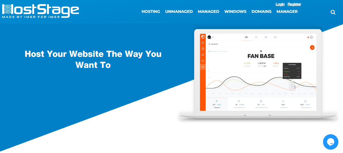 الصفحة الرئيسية لمرحلة الاستضافة