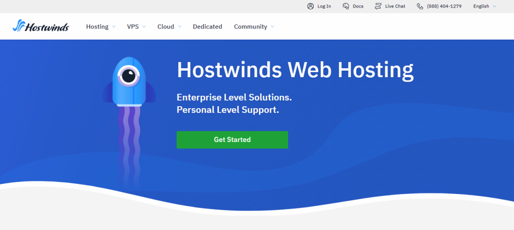 Host winds Homepage