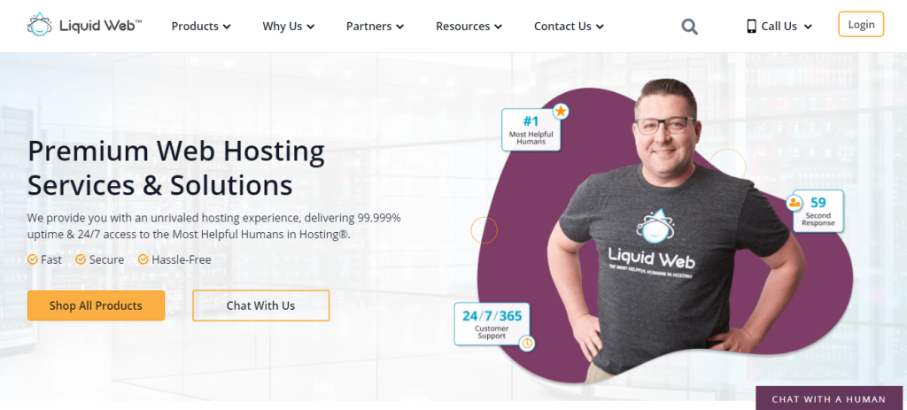 LiquidWeb Homepage