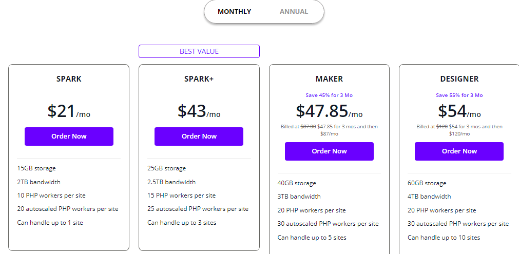 liquid web pricing