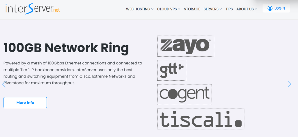 InterSever Home Page