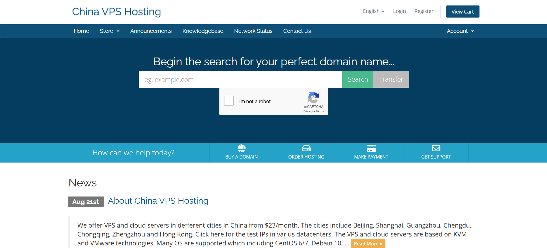 Best China VPS Hosting Provider