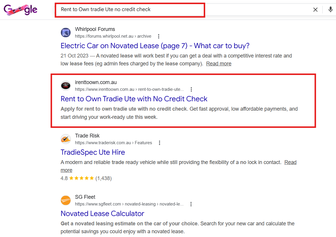 Search Engine Optimisation